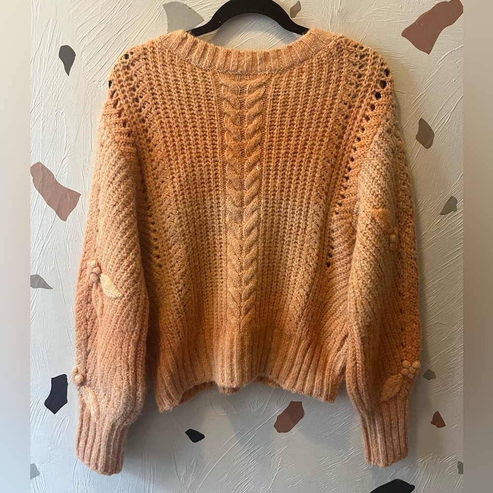 NWT Anthropologie Bauble V-Neck Sweater size S - Picture 9 of 12